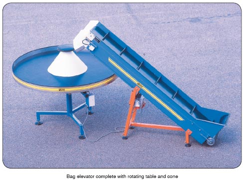 Bag Elevator with rotating table