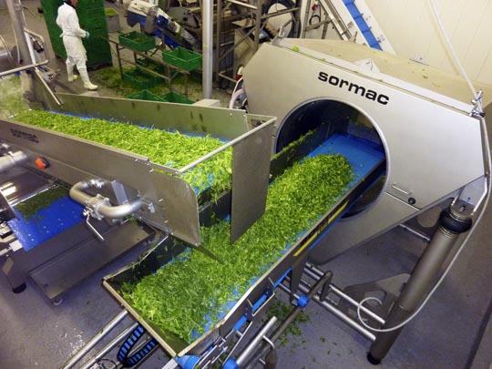 Inmatning centrifug.