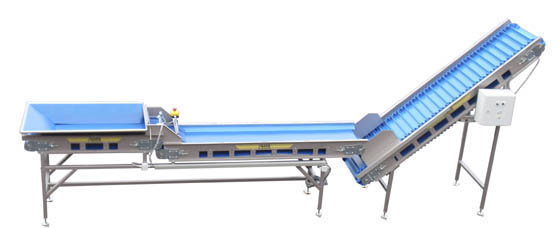 Matningslinje f&ouml;r b&auml;r till Newtec packlinje.