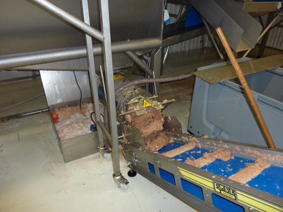 Avfallspress f&ouml;r skalavfall.