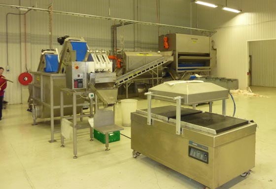 Newtec V&aring;g N1100 f&ouml;r 1-7 kilo, samt halvautomatisk vaccumpack.